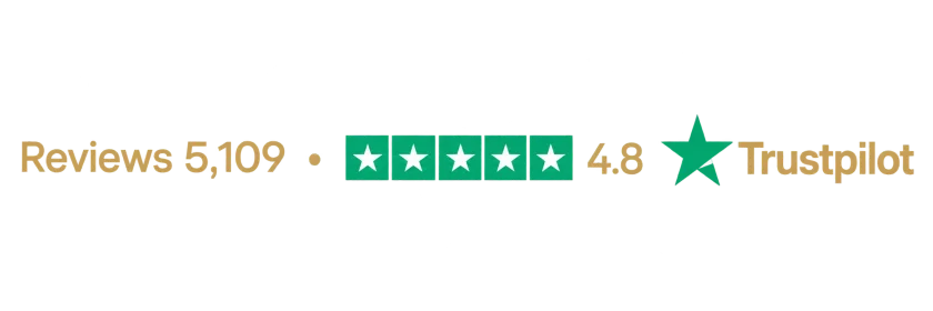 Trustpilot — 4.8, Reviews 5,109